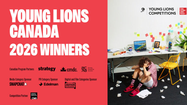 The Globe and Mail Announces the 2026 Young Lions Canadian Competition Winners
